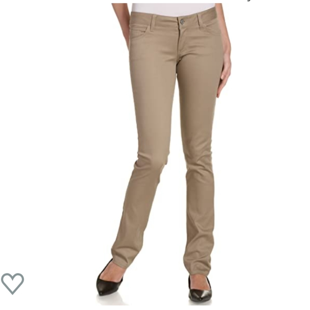 Women's Slim Straight Khaki Pants